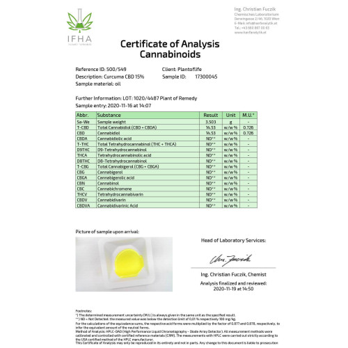 CBD kapi 15% CBD 10ml - ulje kurkume