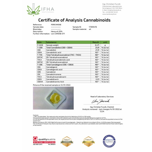 CBD kapi 20% CBD 10ml - ulje konoplje