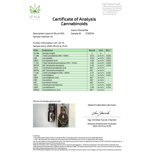 CBD ulje 10%, 10ml, puni spektar