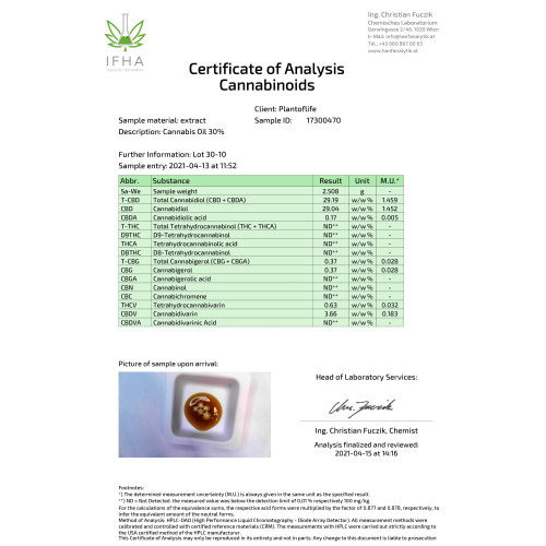 CBD ulje 30%, 10ml, puni spektar