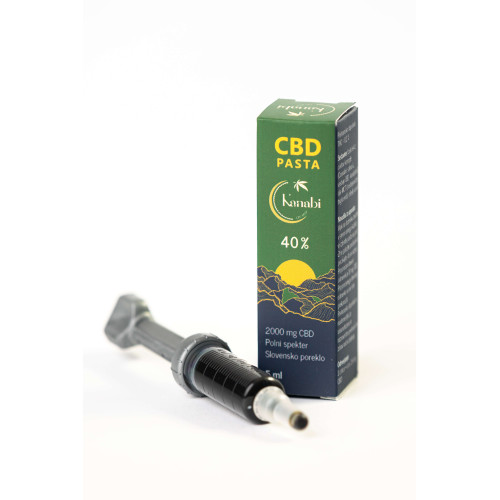 Kanabi CBD pasta 40%, 5 ml, puni spektar Kanabi CBD pasta 40%, 5 ml, puni spektar