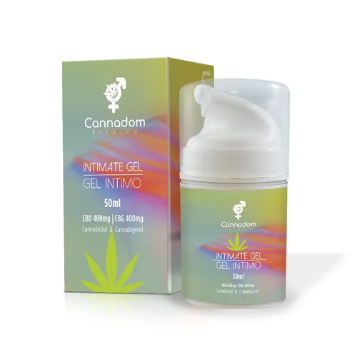 CBD/CBG lubrikant Cannadom (400 mg CBD i 400 mg CBG), 50 ml