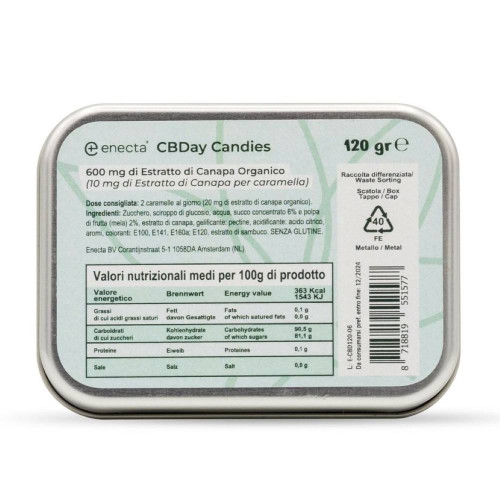 CBDay bomboni za poboljšanje raspoloženja, 60 kom