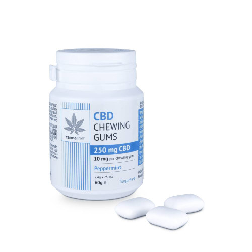 Žvakaće gume Cannaline, 250 mg CBD-a, pepermint Žvakaće gume Cannaline, 250 mg CBD-a, pepermint