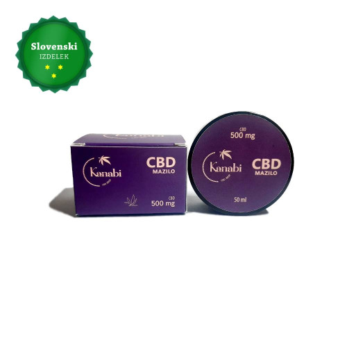 CBD balzam od konoplje Kanabi, 50 ml