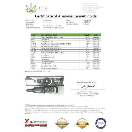 CBD ulje 40 %, 10ml, puni spektar (MCT ulje)