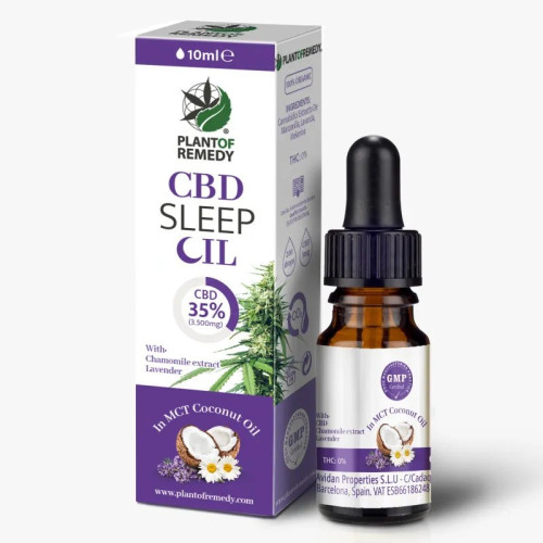CBD kapi za spavanje 35% CBD + ulje lavande i kamilice, 10 ml